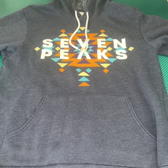Original 1st Seven Peaks Festival Hoodie Navy Dierks Bentley size Small - Picture 2 of 5